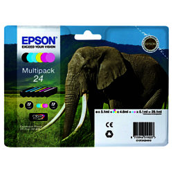 Epson Elephant 24 Ink Cartridge Multipack